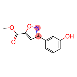 3-(3-Hydroxyphenyl)-5-(methoxycarbonyl)-1,2-oxazole, 3-[5-(Methoxycarbonyl)isoxazol-3-yl]phenol