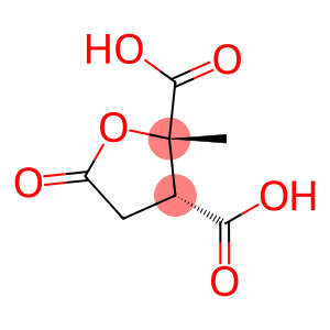 threo-Pentaric acid, 3-carboxy-2,3-dideoxy-4-C-methyl-,1,4-lactone