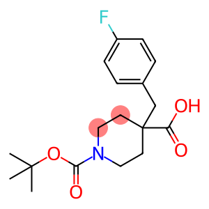 1-Boc-4-(4-氟苄基)-4-哌啶甲酸