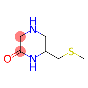 2-Piperazinone,  6-[(methylthio)methyl]-