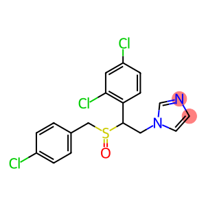 1H-Imidazole, 1-[2-[[(4-chlorophenyl)methyl]sulfinyl]-2-(2,4-dichlorophenyl)ethyl]-