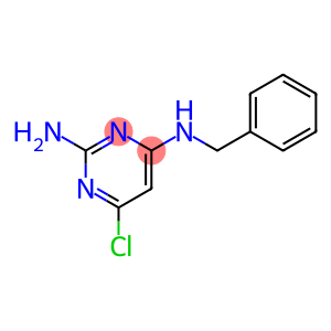 N-(2-AMINO-6-CHLORO-4-PYRIMIDINYL)-N-BENZYLAMINE