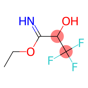 Propanimidic  acid,  3,3,3-trifluoro-2-hydroxy-,  ethyl  ester