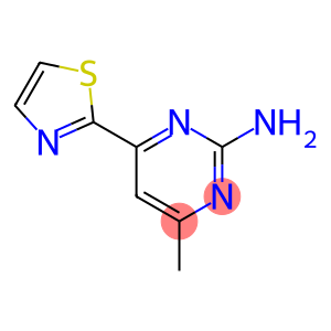 2-Pyrimidinamine, 4-methyl-6-(2-thiazolyl)-