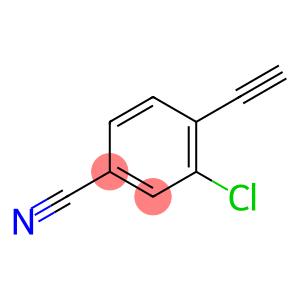 3-chloro-4-ethynylbenzonitrile