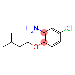 Aniline, 5-chloro-2-(isopentyloxy)- (7CI)