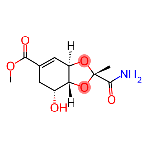 (2S)-2β-Carbamoyl-3aβ,6,7β,7aα-tetrahydro-7β-hydroxy-2-methyl-1,3-benzodioxole-5-carboxylic acid methyl ester