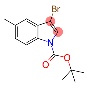 oftert-butyl 3-bromo-5-methyl-1H-indole-1-carboxylate