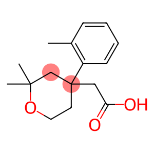 2H-Pyran-4-acetic acid, tetrahydro-2,2-dimethyl-4-(2-methylphenyl)-