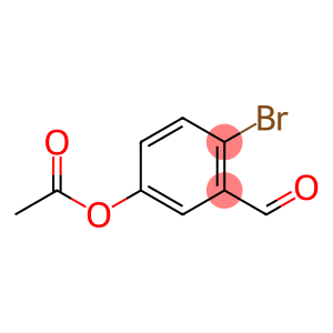 Benzaldehyde, 5-(acetyloxy)-2-bromo-