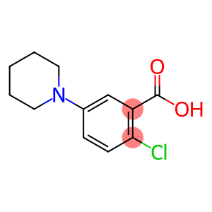 2-CHLORO-5-PIPERIDIN-1-YL-BENZOIC ACID