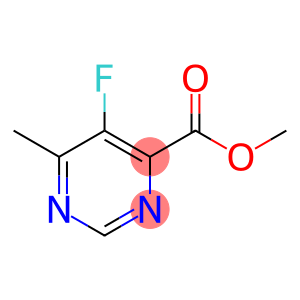 4-Pyrimidinecarboxylic acid, 5-fluoro-6-methyl-, methyl ester