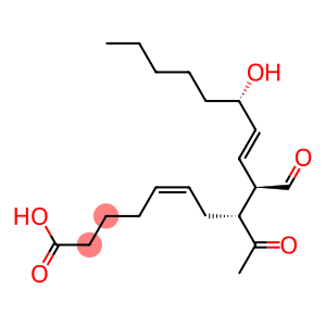 (5Z,8R,9R,10E,12S)-8-Acetyl-12-hydroxy-9-formyl-5,10-heptadecadienoic acid