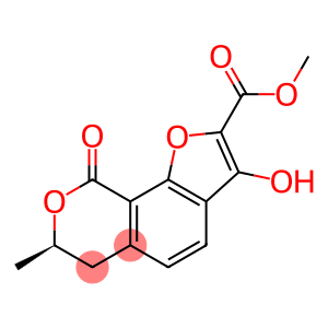 7H-Furo[3,2-h][2]benzopyran-2-carboxylic acid, 6,9-dihydro-3-hydroxy-7-methyl-9-oxo-, methyl ester, (7R)-