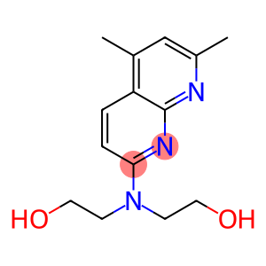 2-[(5,7-dimethyl-1,8-naphthyridin-2-yl)-(2-hydroxyethyl)amino]ethanol