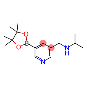 N-((5-(4,4,5,5-Tetramethyl-1,3,2-dioxaborolan-2-yl)pyridin-3-yl)methyl)propan-2-amine hydrochl