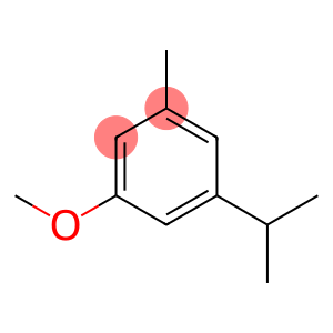 Benzene, 1-methoxy-3-methyl-5-(1-methylethyl)-