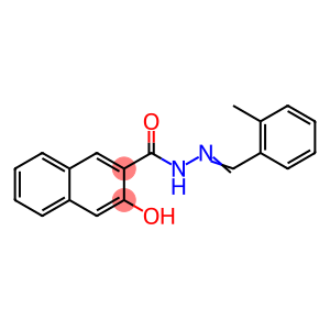 2-Naphthalenecarboxylic acid, 3-hydroxy-, 2-[(2-methylphenyl)methylene]hydrazide