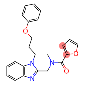N-methyl-N-{[1-(3-phenoxypropyl)-1H-benzimidazol-2-yl]methyl}-2-furamide