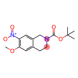 2(1H)-Isoquinolinecarboxylic acid, 3,4-dihydro-6-methoxy-7-nitro-, 1,1-dimethylethyl ester