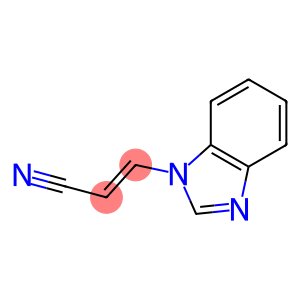 2-Propenenitrile,3-(1H-benzimidazol-1-yl)-,(E)-(9CI)