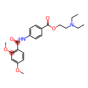 2-(diethylamino)ethyl 4-[(2,4-dimethoxybenzoyl)amino]benzoate