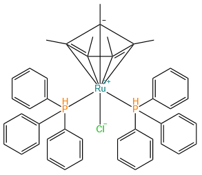 五甲基环戊二烯基双(三苯基膦)氯化钌,Ru(Ph3P)2(Me5-cp)Cl