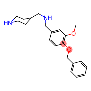 N-[4-(benzyloxy)-3-methoxybenzyl]-N-(4-piperidinylmethyl)amine