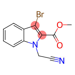 METHYL 3-BROMO-1-(CYANOMETHYL)-1H-INDOLE-2-CARBOXYLATE