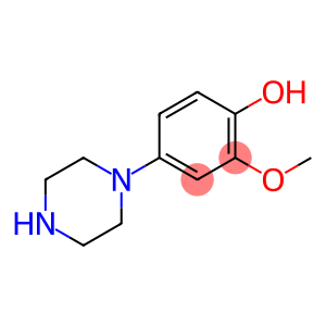 Phenol, 2-methoxy-4-(1-piperazinyl)-
