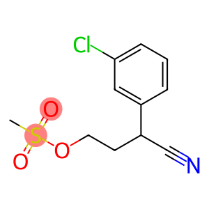 甲磺酸-[3-(3-氯苯基)-3-氰基]酯