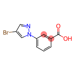 Benzoic acid, 3-(4-bromo-1H-pyrazol-1-yl)-