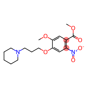 methyl 5-methoxy-2-nitro-4-(3-(piperidin-1-yl)propoxy)benzoate
