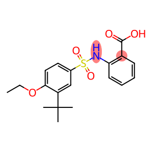 2-{[(3-tert-butyl-4-ethoxyphenyl)sulfonyl]amino}benzoic acid
