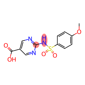 5-PYRIMIDINECARBOXYLIC ACID, 2-[[(4-METHOXYPHENYL)SULFONYL]AMINO]-
