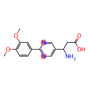5-PYRIMIDINEPROPANOIC ACID, B-AMINO-2-(3,4-DIMETHOXYPHENYL)-