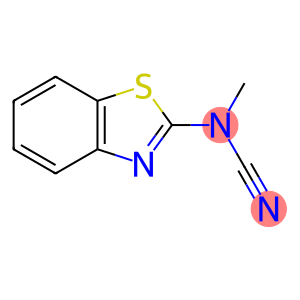2-Benzothiazolecarbamonitrile,N-methyl-(7CI)