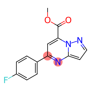 pyrazolo[1,5-a]pyrimidine-7-carboxylic acid, 5-(4-fluorophenyl)-, methyl ester
