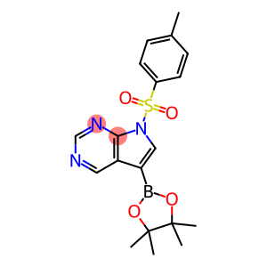 7H-Pyrrolo[2,3-d]pyriMidine, 7-[(4-Methylphenyl)sulfonyl]-5-(4,4,5,5-tetraMethyl-1,3,2-dioxaborolan-2-yl)-