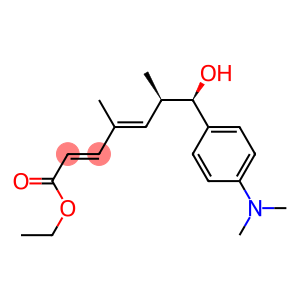 Ethyl (2E,4E,6R,7R)-7-[4-(dimethylamino)phenyl]-7-hydroxy-4,6-dimethylhepta-2,4-dienoate