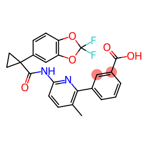 3-(6-(1-(2,2-difluorobenzo[d][1,3]dioxol-5-yl)cyclopropanecarboxaMido)-3-Methylpyridin-2-yl)benzoic acid