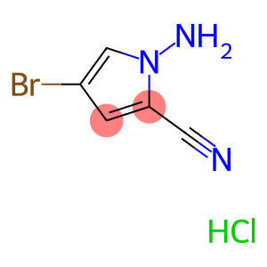 1-amino-4-bromopyrrole-2-carbonitrile,hydrochloride