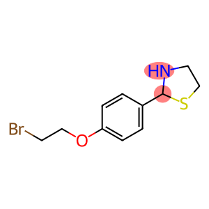 Thiazolidine, 2-[4-(2-bromoethoxy)phenyl]-