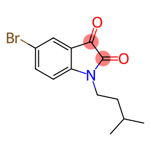 5-溴-1-异戊基吲哚炔-2,3-二酮