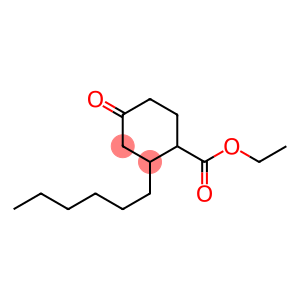 ethyl 2-hexyl-4-oxocyclohexanecarboxylate