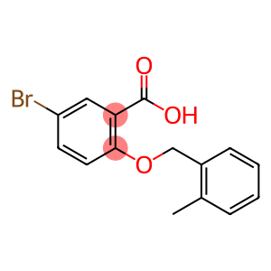 Benzoic acid, 5-bromo-2-[(2-methylphenyl)methoxy]-