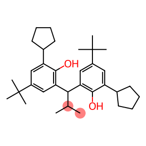 2,2'-(2-methylpropylidene)bis[6-cyclopentyl-4-(1,1-dimethylethyl)phenol]