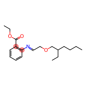 2-[[2-[(2-Ethylhexyl)oxy]ethylidene]amino]benzoic acid ethyl ester