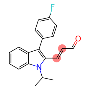 Fluorophenyl-1-Methylethyl-1H-indol-2-yl-(E)-2-propenal