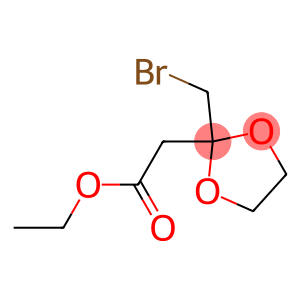 ethyl 2-[2-(bromomethyl)-1,3-dioxolan-2-yl]acetate